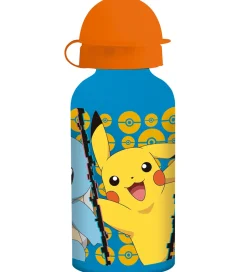 Pokémon - Drikkedunk - 400 ml - Aluminium - Blå/Gul m. Pikachu
