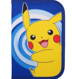 Pokémon Penalhus m. Indhold - Blå/Gul m. Pikachu
