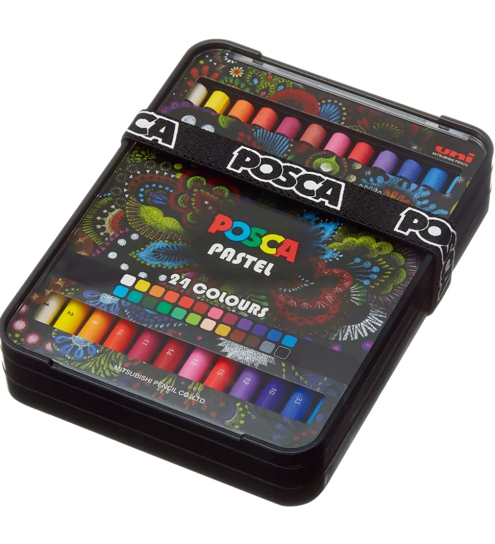 Posca Fedtfarver - 24 stk. - Multifarvet