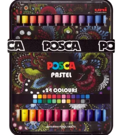 Posca Fedtfarver - 24 stk. - Multifarvet
