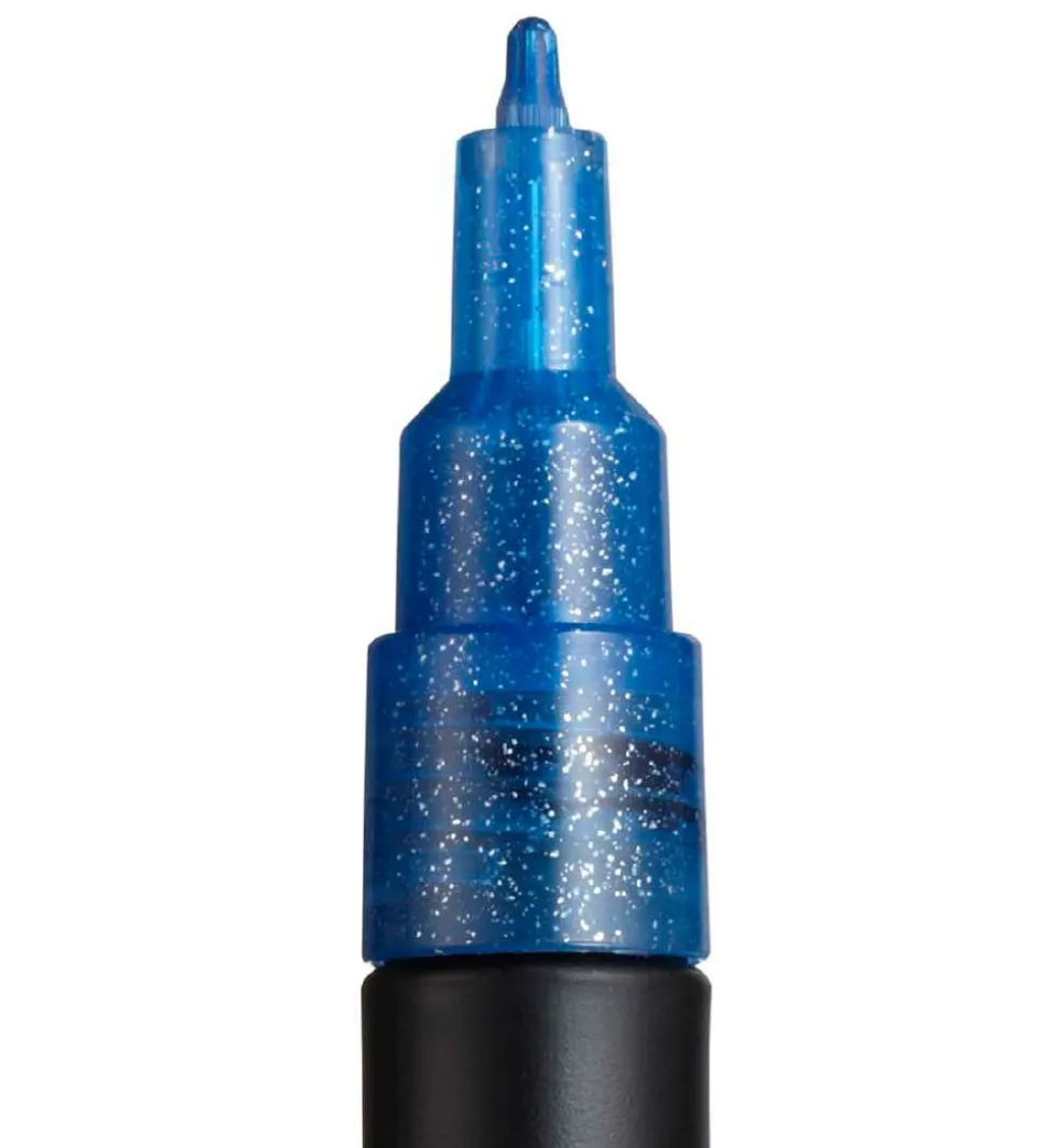 Posca Tusch - PC-3ML - Blå m. Glimmer