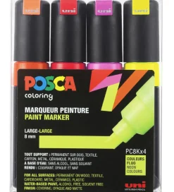 Posca Tuscher - PC-8K - 4 stk. - Neon