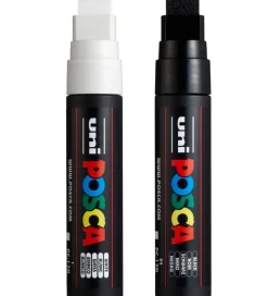 Posca Tuscher - PC-17K - 2 stk. - Sort/Hvid