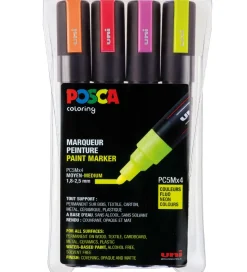 Posca Tuscher - PC-5M - 4 stk. - Neon