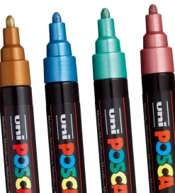 Posca Tuscher - PC-5M - 8 stk. - Metallisk Multifarvet