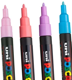 Posca Tuscher - PC-3M - 8 stk. - Afdæmpede Farver