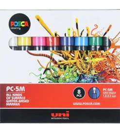 Posca Tuscher - PC-5M - 8 stk - Multifarvet