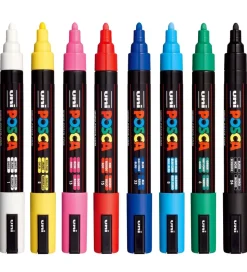 Posca Tuscher - PC-5M - 8 stk - Multifarvet