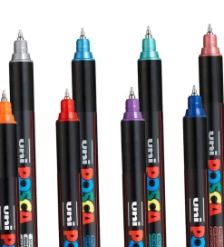 Posca Tuscher - PC-1MR - 16 stk. - Multifarvet Standard/Metallic
