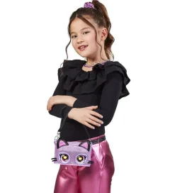 Purse Pets Skuldertaske m. Lys - Purdy Purrfect - Glitter