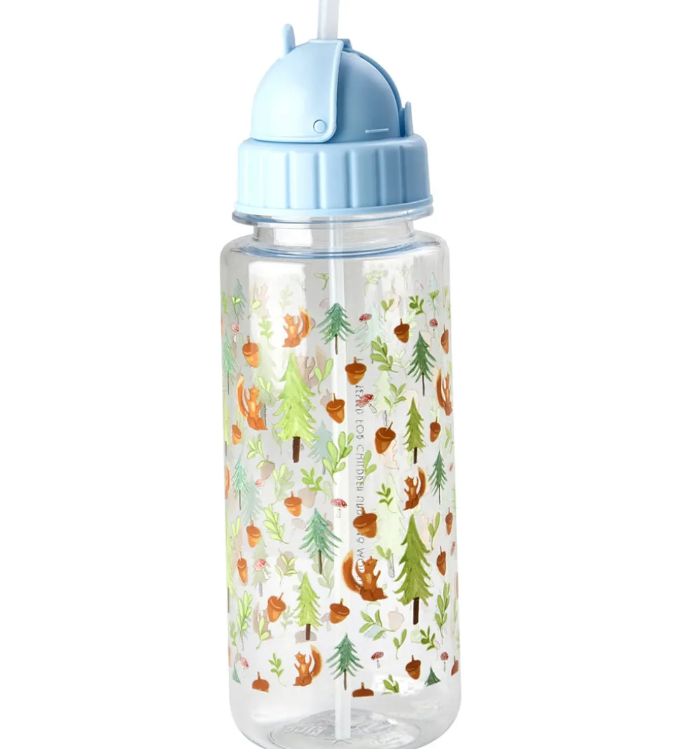 Rice Drikkedunk - 500 ml - Blue/Happy Forest
