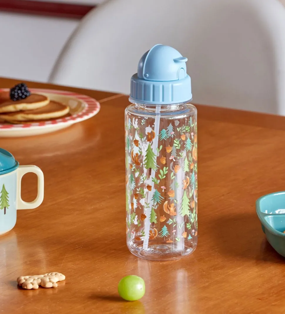 Rice Drikkedunk - 500 ml - Blue/Happy Forest