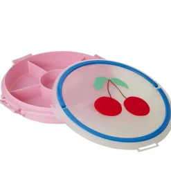 Rice Snackfad m. 6 Rum - Pink/Kirsebær
