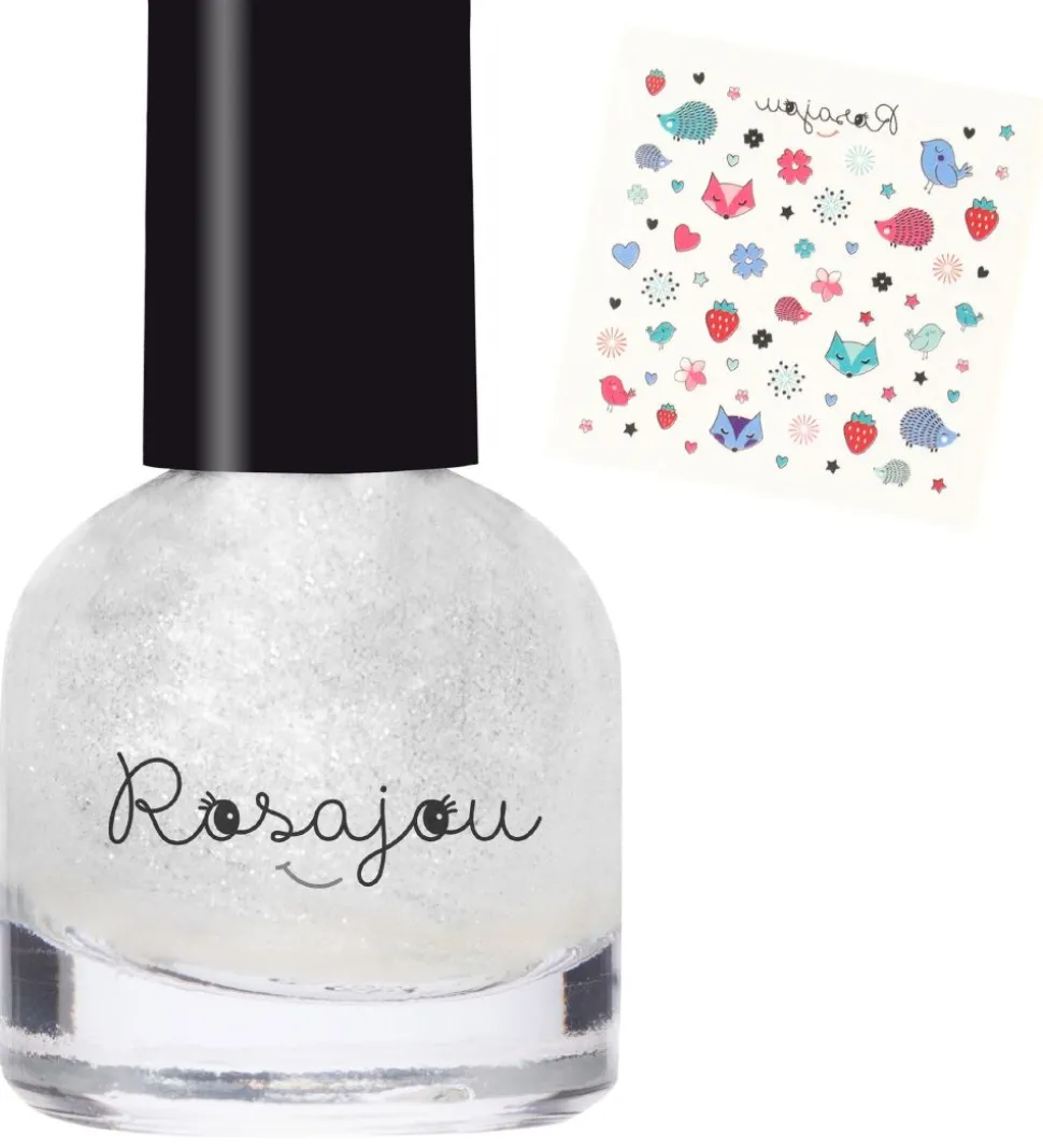 Rosajou Neglelak m. Neglestickers - Perle