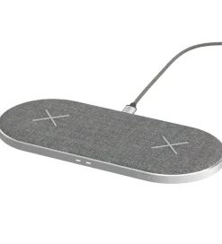 SACKit Oplader - CHARGEit Dual Dock - Wireless - Grå