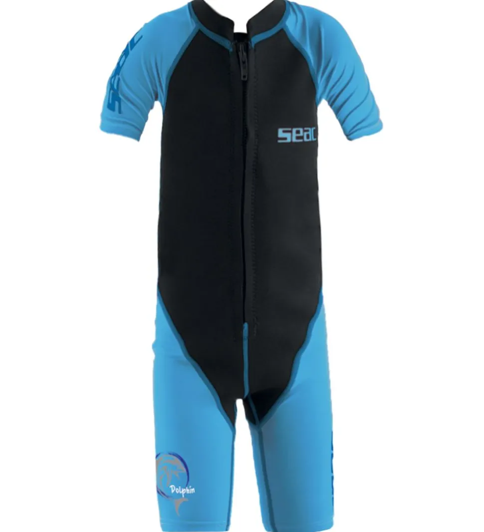 Seac Badeheldragt - Dolphin Shorty Boy 1,5 mm - Neopren - Sort/B