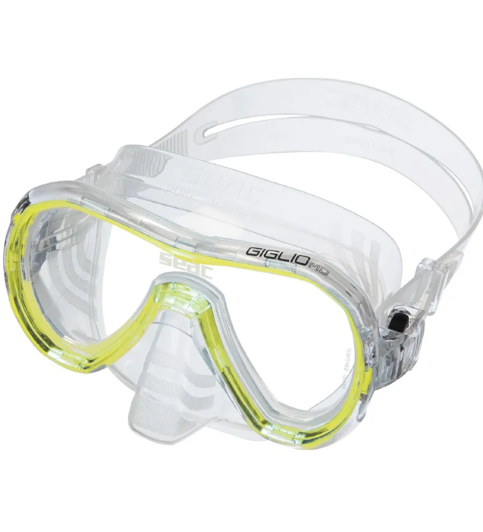 Seac Snorkelsæt - Giglio MD - Gul