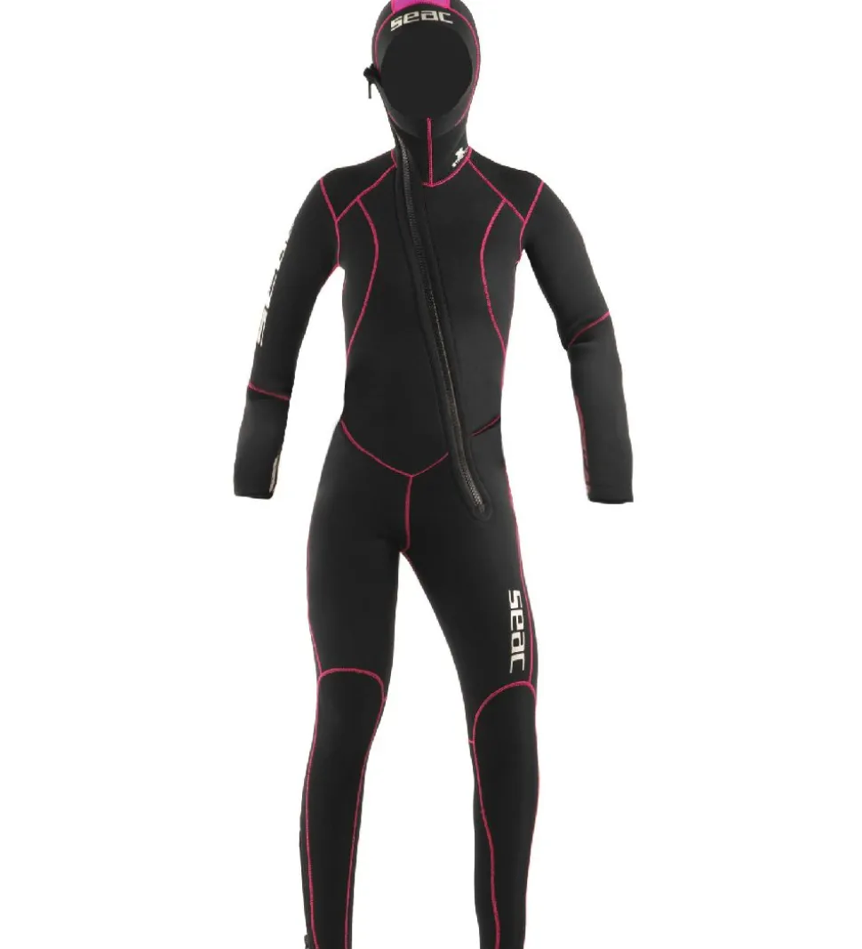 Seac Våddragt - Resort Flex Lady 5 mm - Sort/Pink