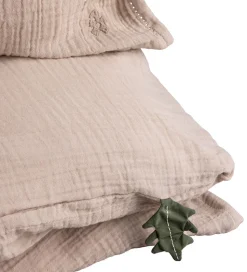 Sebra Sengetøj - Junior - Musselin - Seabreeze Beige