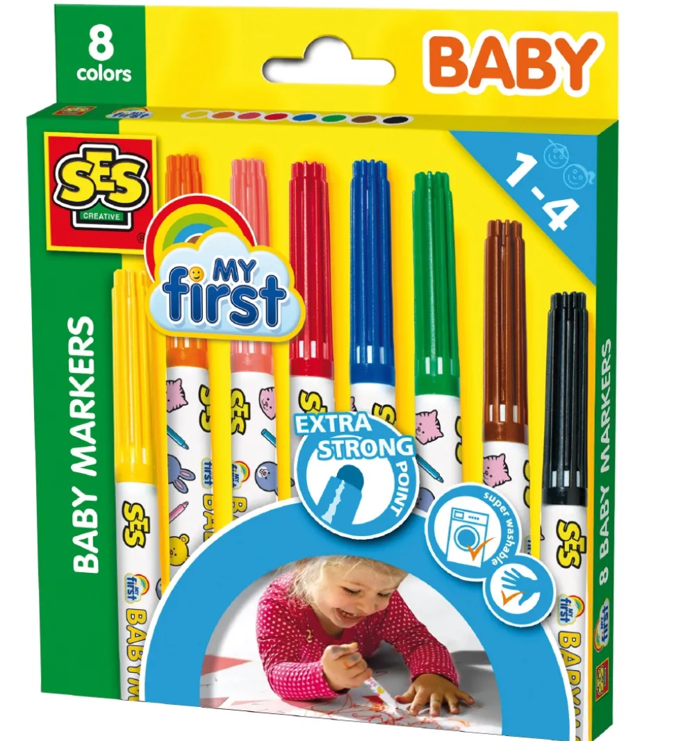SES Creative - Babyfarver - 8 Farver