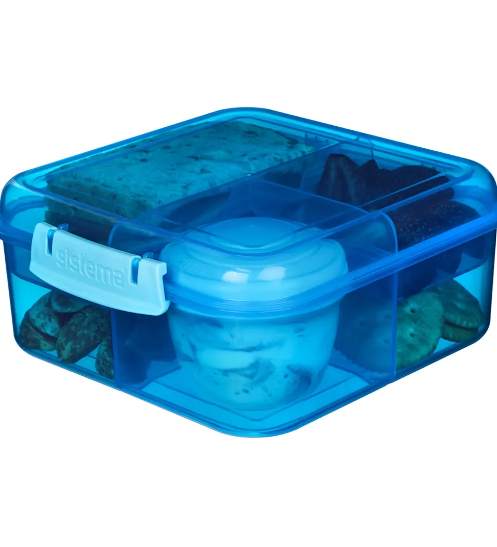 Sistema Madkasse - 1,25 L - Bento Cube - Blå