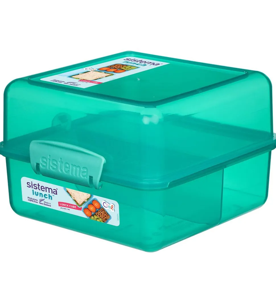 Sistema Madkasse - Lunch Cube - 1,4 l - Turkis