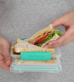 Sistema Madkasse - Sandwich Box To Go - 450 ml - Minty Teal