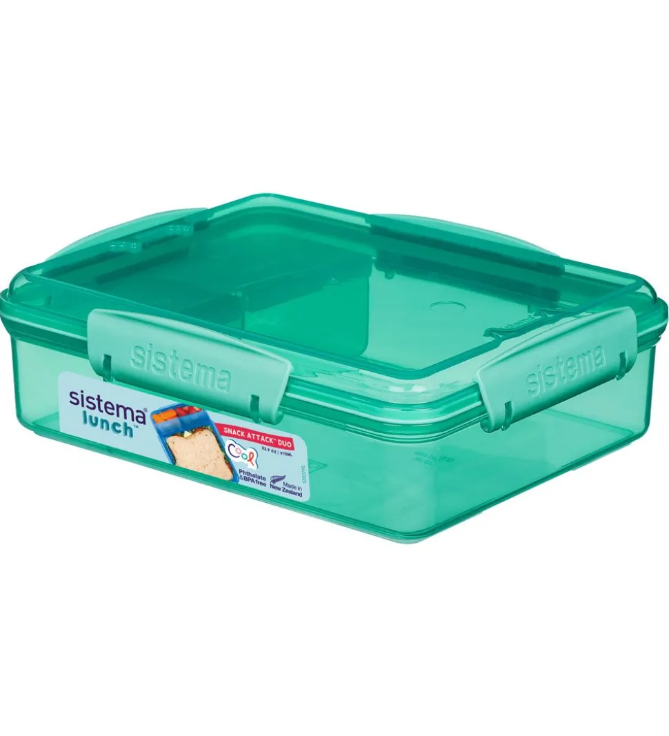 Sistema Madkasse - Snack Attack Duo - 975 ml - Turkis