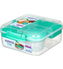 Sistema Madkasse m. Beholder - Bento Cube - 1,25 l - Turkis