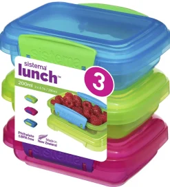 Sistema Madkasser - Lunch Packs - 3-pak - 200 ml - Multi