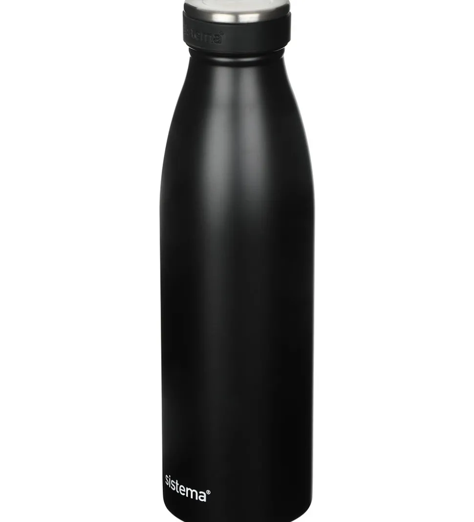 Sistema Termoflaske - Stainless Steel - 500 ml - Sort