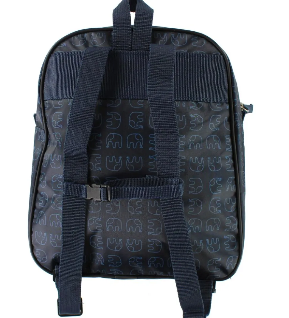 Smallstuff Rygsæk - Navy m. Elefanter