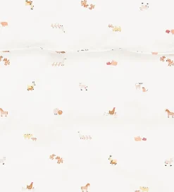 Smallstuff Sengetøj - Junior - Farm Living - Peach