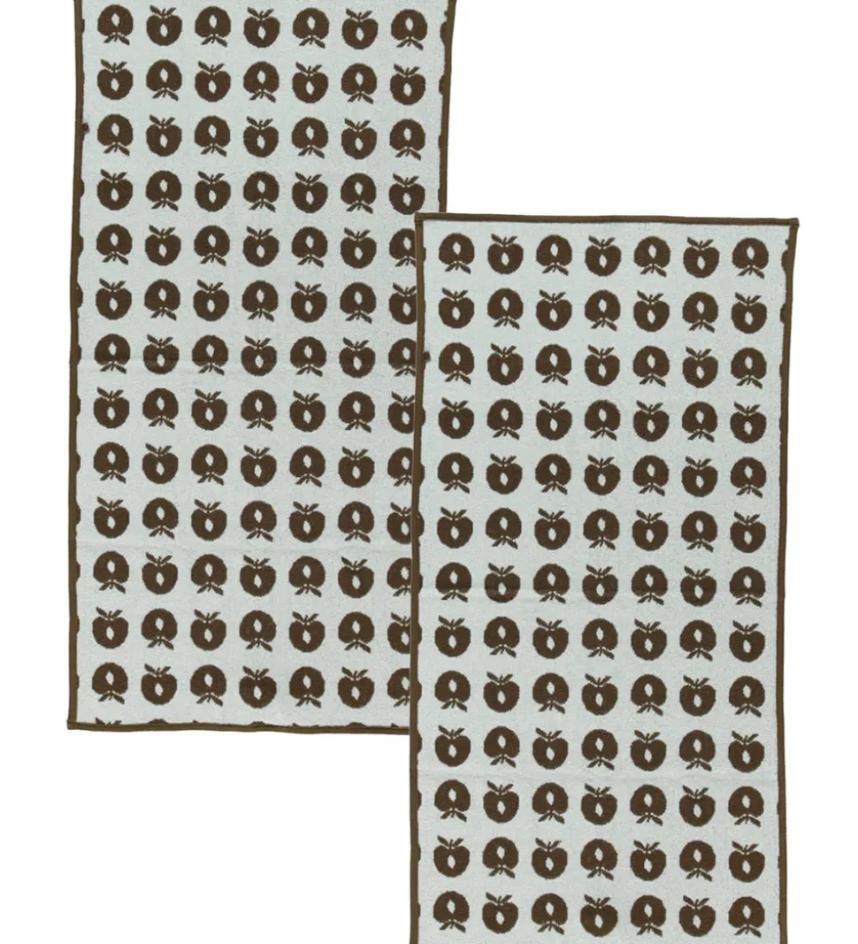 Småfolk Håndklæde - 2-pak - 50x100 - Bison