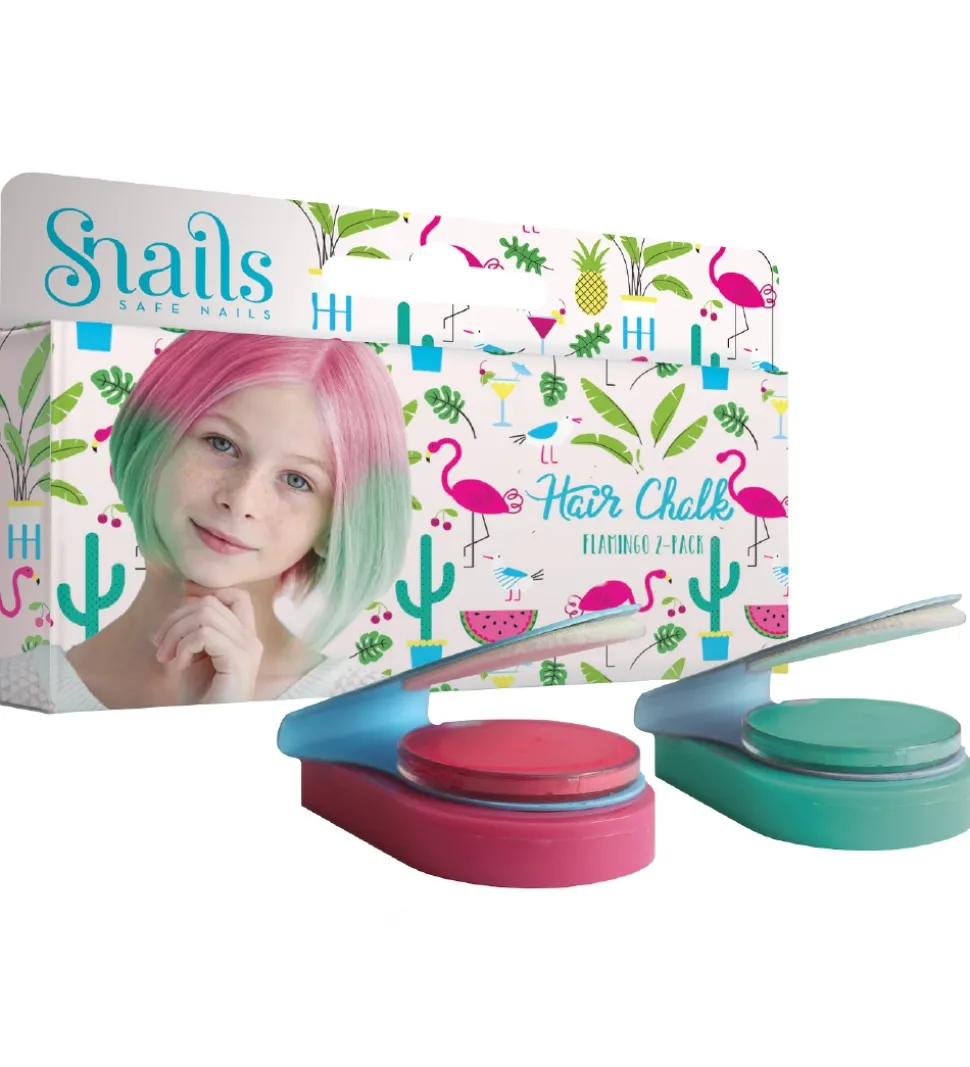 Snails Hårkridt - 2-pak - Flamingo