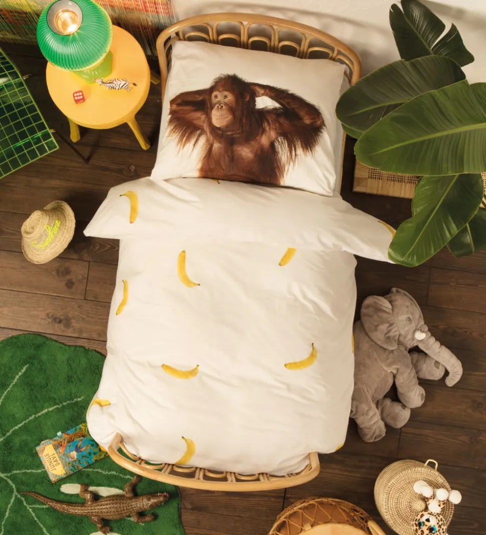 Snurk Sengetøj - Junior - Banana Monkey