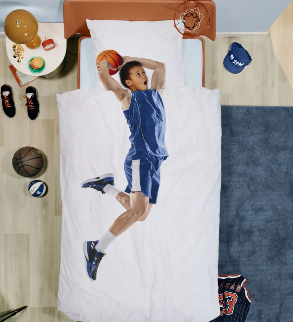 Snurk Sengetøj - Voksen - Basketball Star Blue