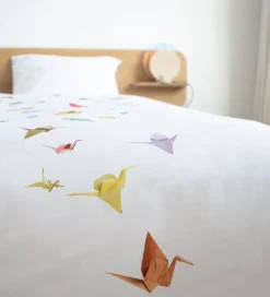 Snurk Sengetøj - Voksen - Origami Fugle