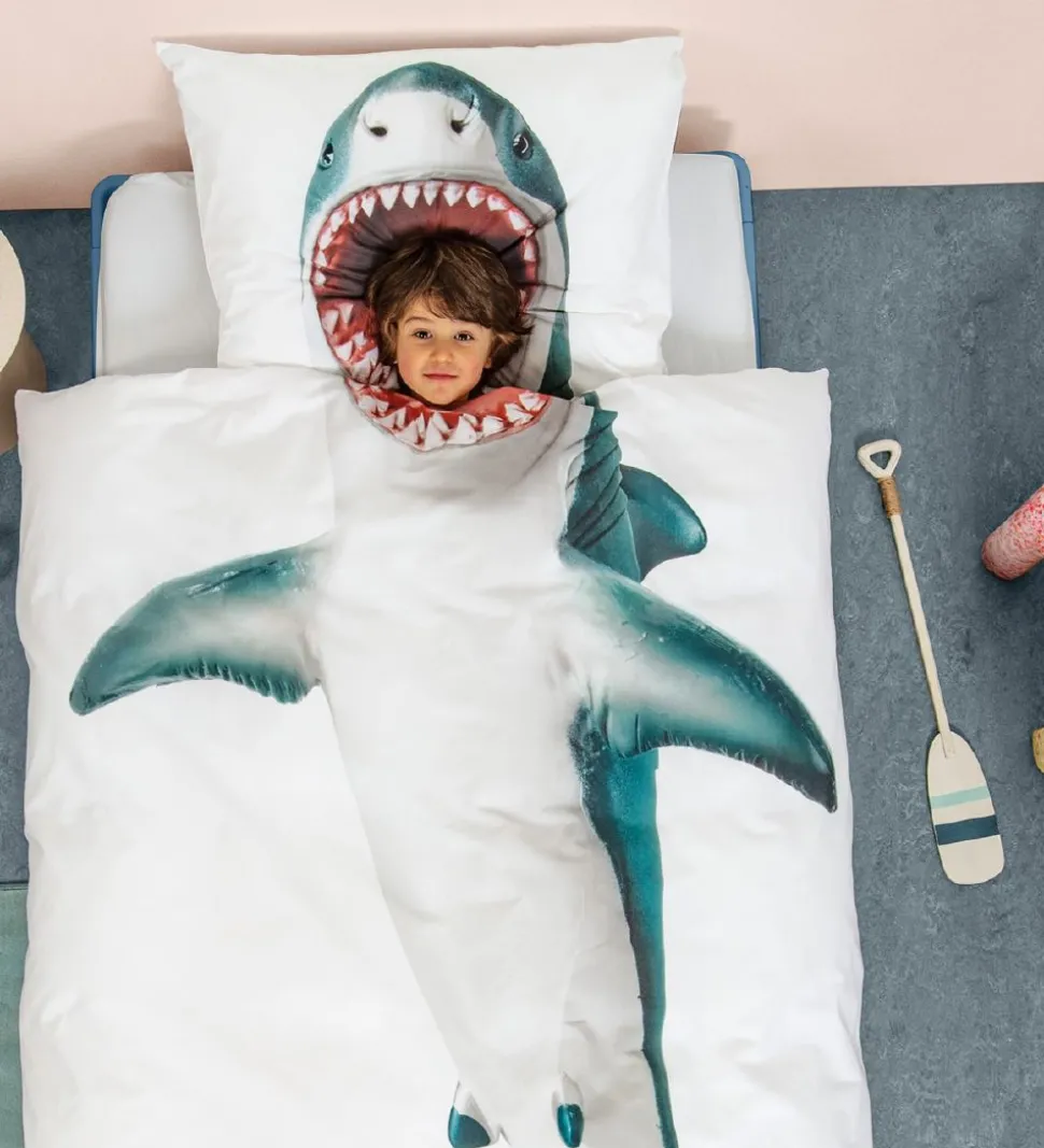 Snurk Sengetøj - Voksen - Shark!