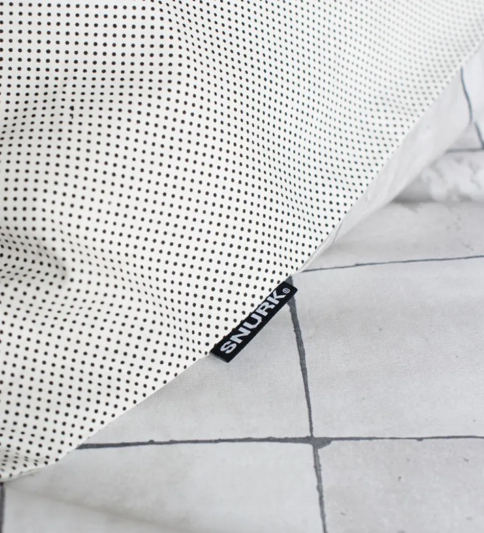 Snurk Sengetøj - Voksen - Tiles Pearl White