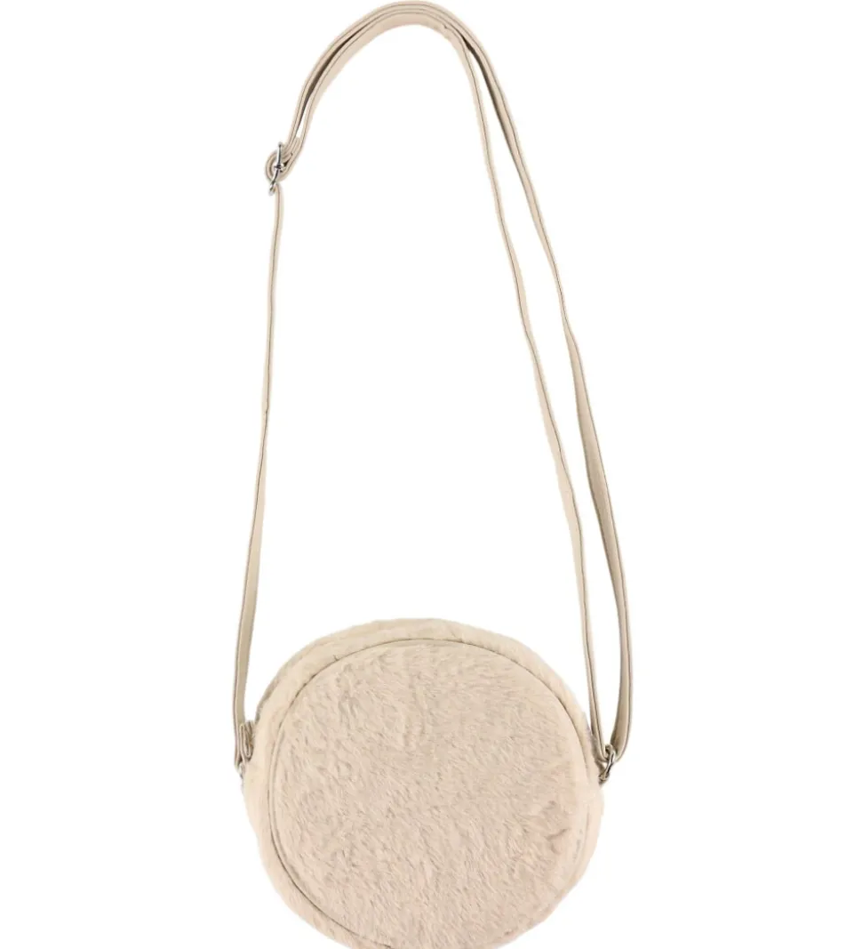 Sofie Schnoor Skuldertaske - Imiteret Pels - Mollysk - Beige m.