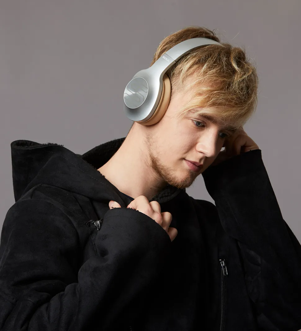 Soundliving Høretelefoner - Soul - Over-Ear - Silver