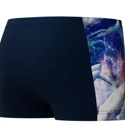 Speedo Badebukser - Digital Panel - Navy m. Hajer