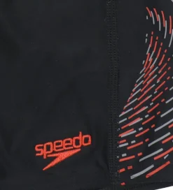 Speedo Badebukser - Hyper Boom Panel Jammer - Sort/Rød