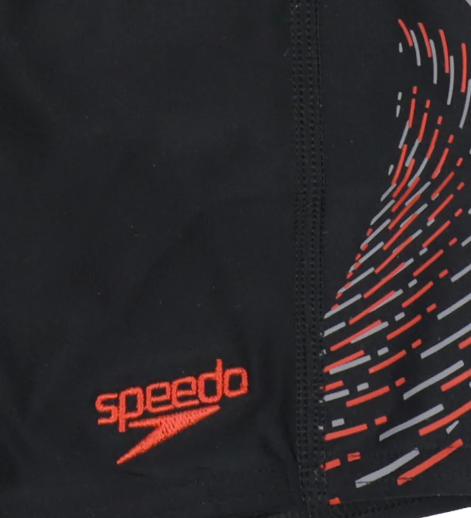 Speedo Badebukser - Hyper Boom Panel Jammer - Sort/Rød