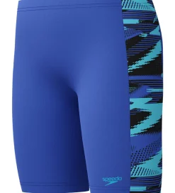 Speedo Badebukser - HyperBoom Panel Jammer - Blå m. Print