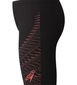 Speedo Badebukser - Medley Logo - Sort m. Rød