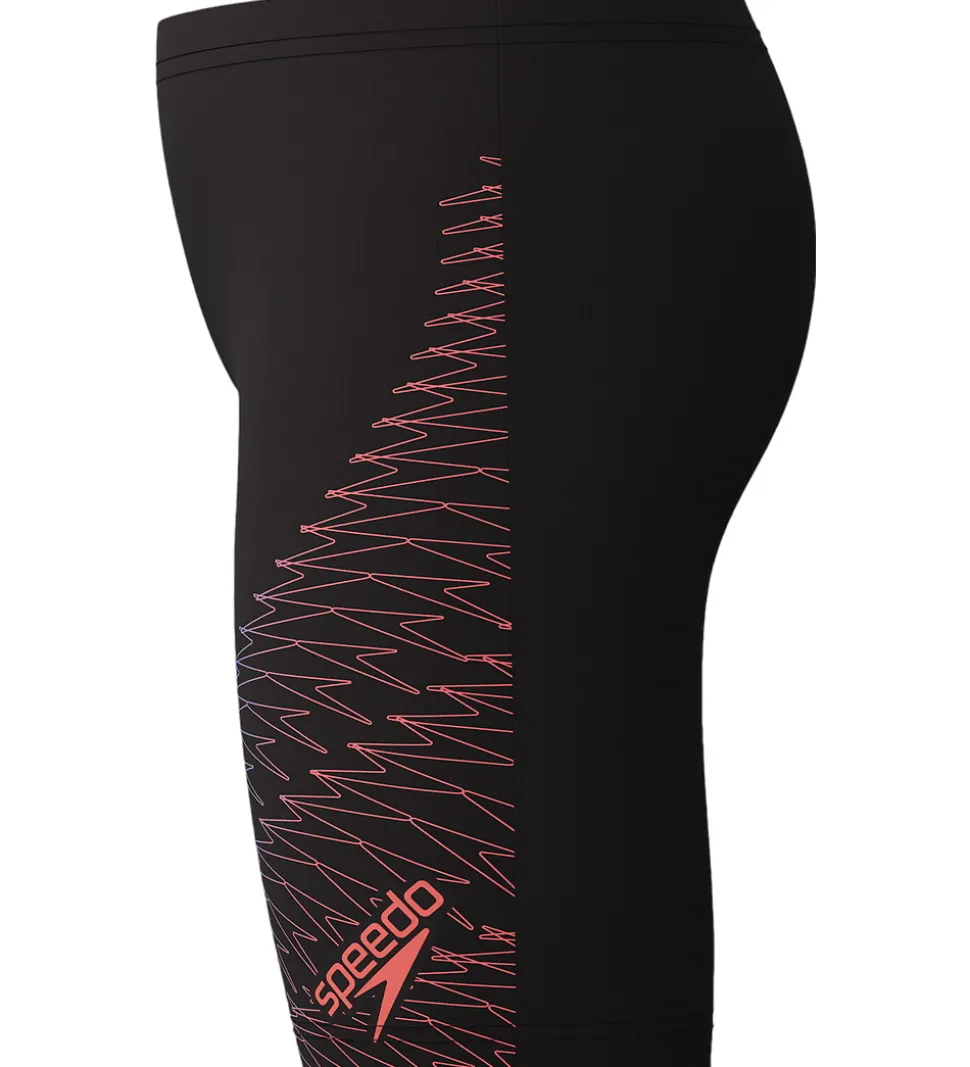 Speedo Badebukser - Medley Logo - Sort m. Rød