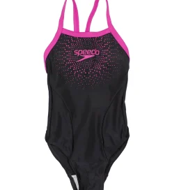 Speedo Badedragt - UV50+ - Sort m. Pink