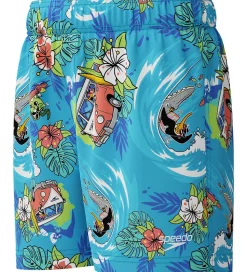 Speedo Badeshorts - Learn To Swim - Blå m. Print